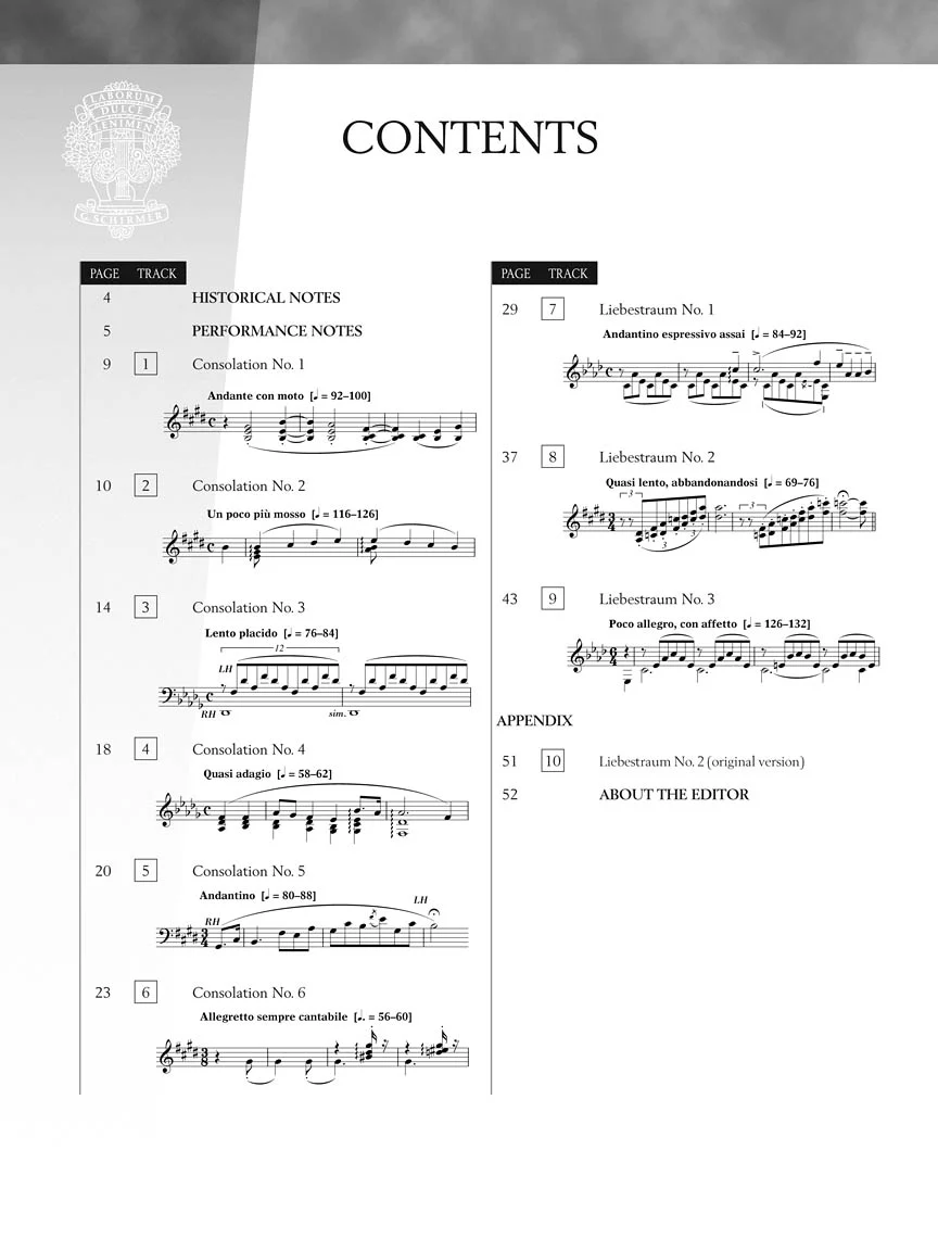 Liszt - Consolations and Liebesträume - Image 3