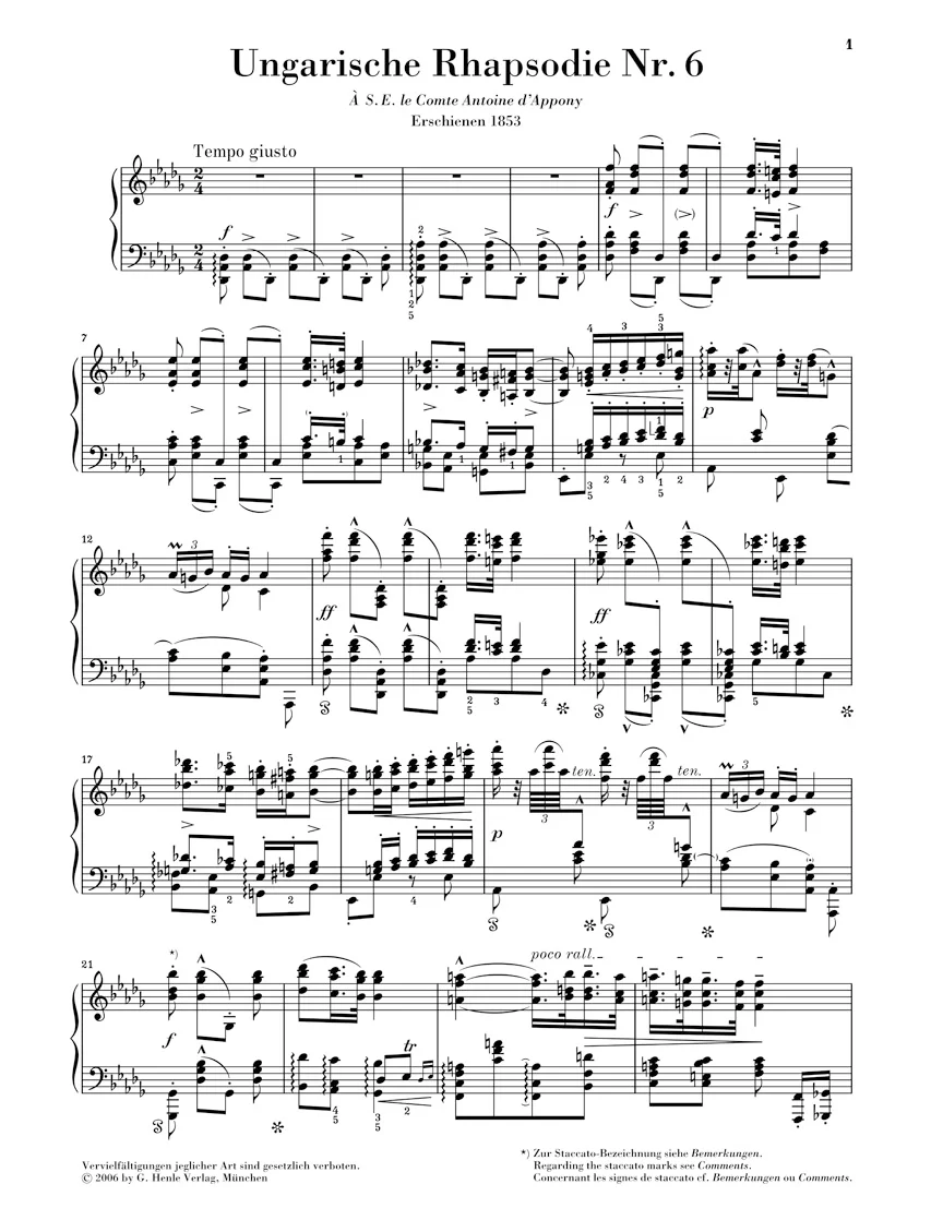 Liszt: Hungarian Rhapsody No. 6 - Image 2
