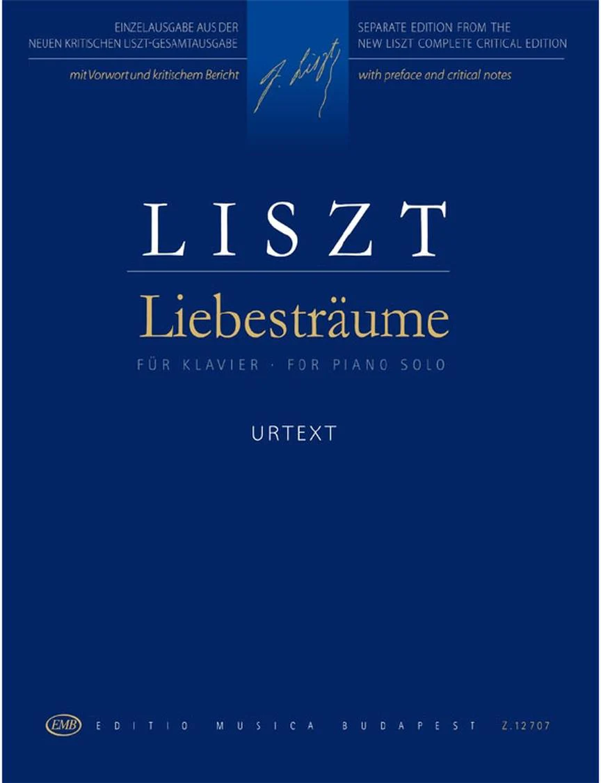 Liszt: Liebestraum (3 Nocturnes) Solo Piano