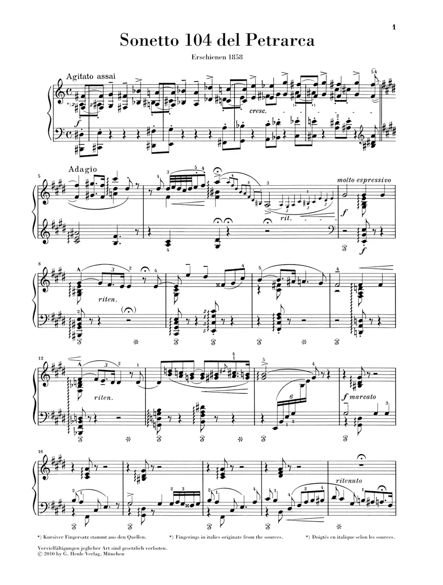 Liszt: Second Petrarch Sonnet - Image 2