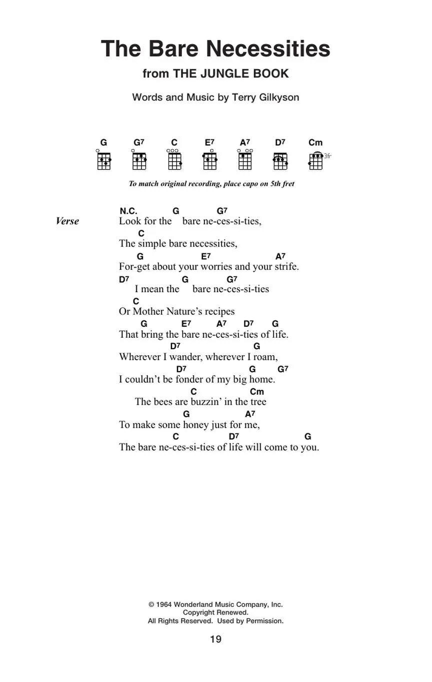 Little Black Disney Songbook for Ukulele - Image 11