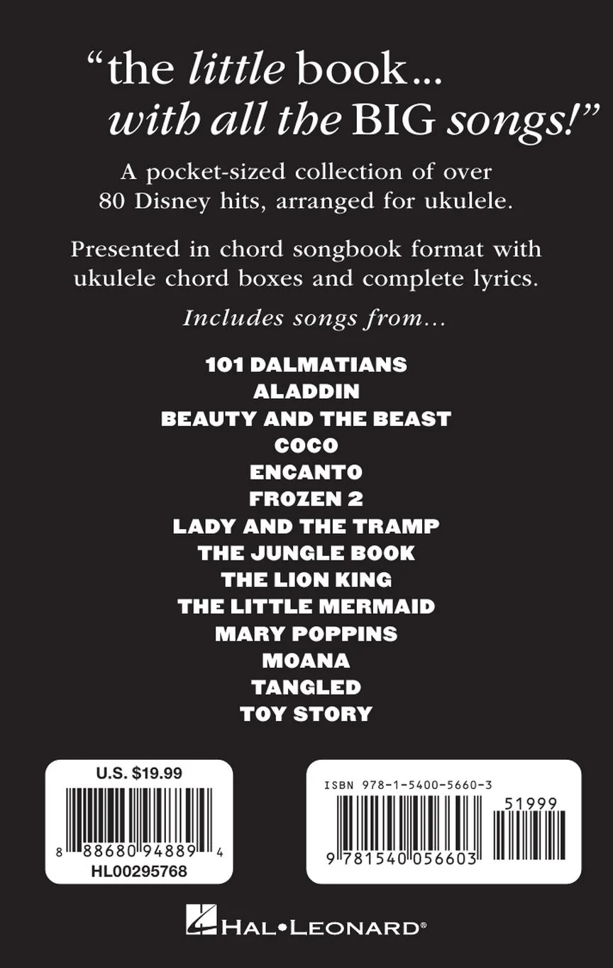 Little Black Disney Songbook for Ukulele - Image 13