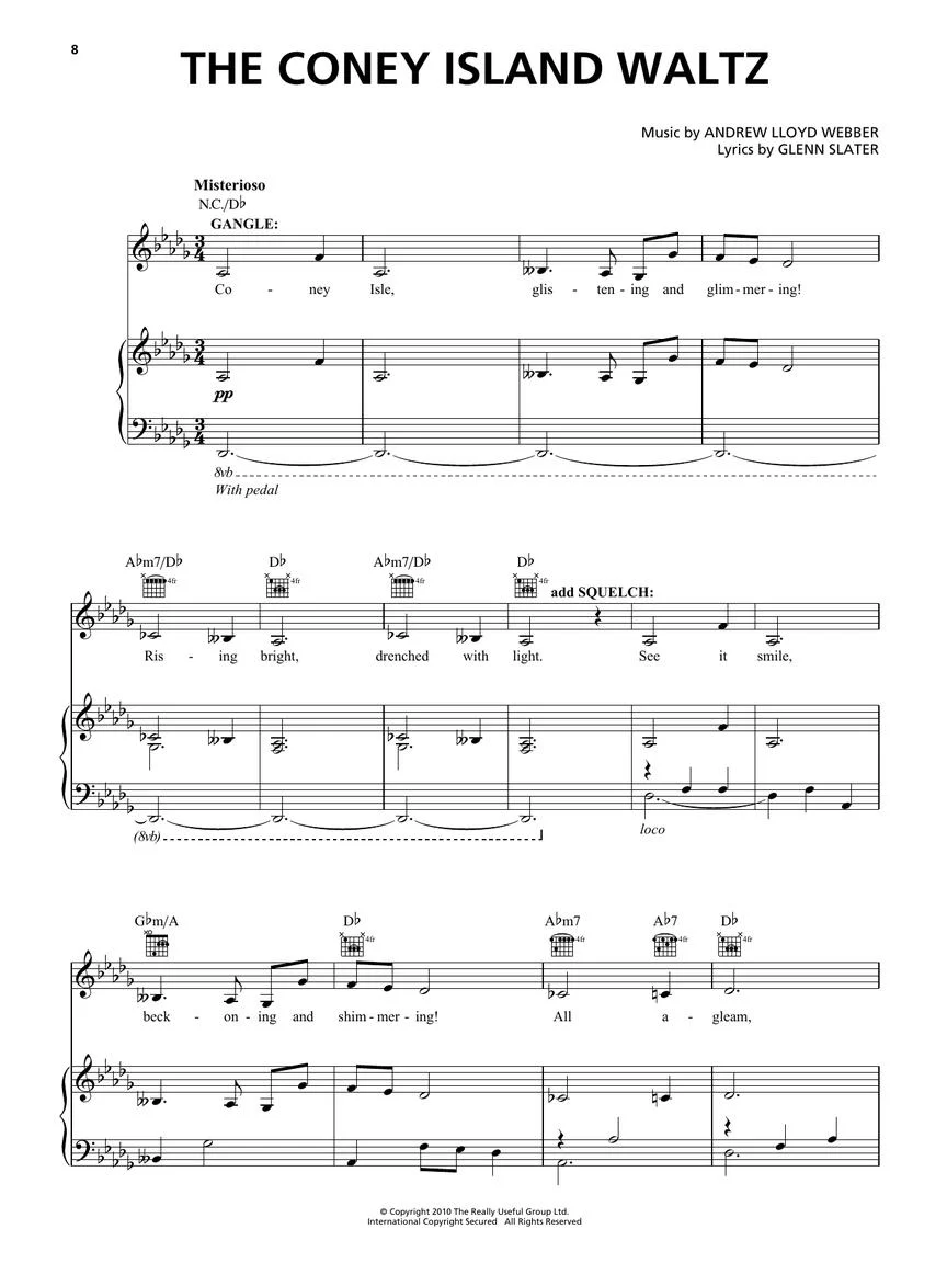 Love Never Dies - Piano/Vocal Selections - Image 4