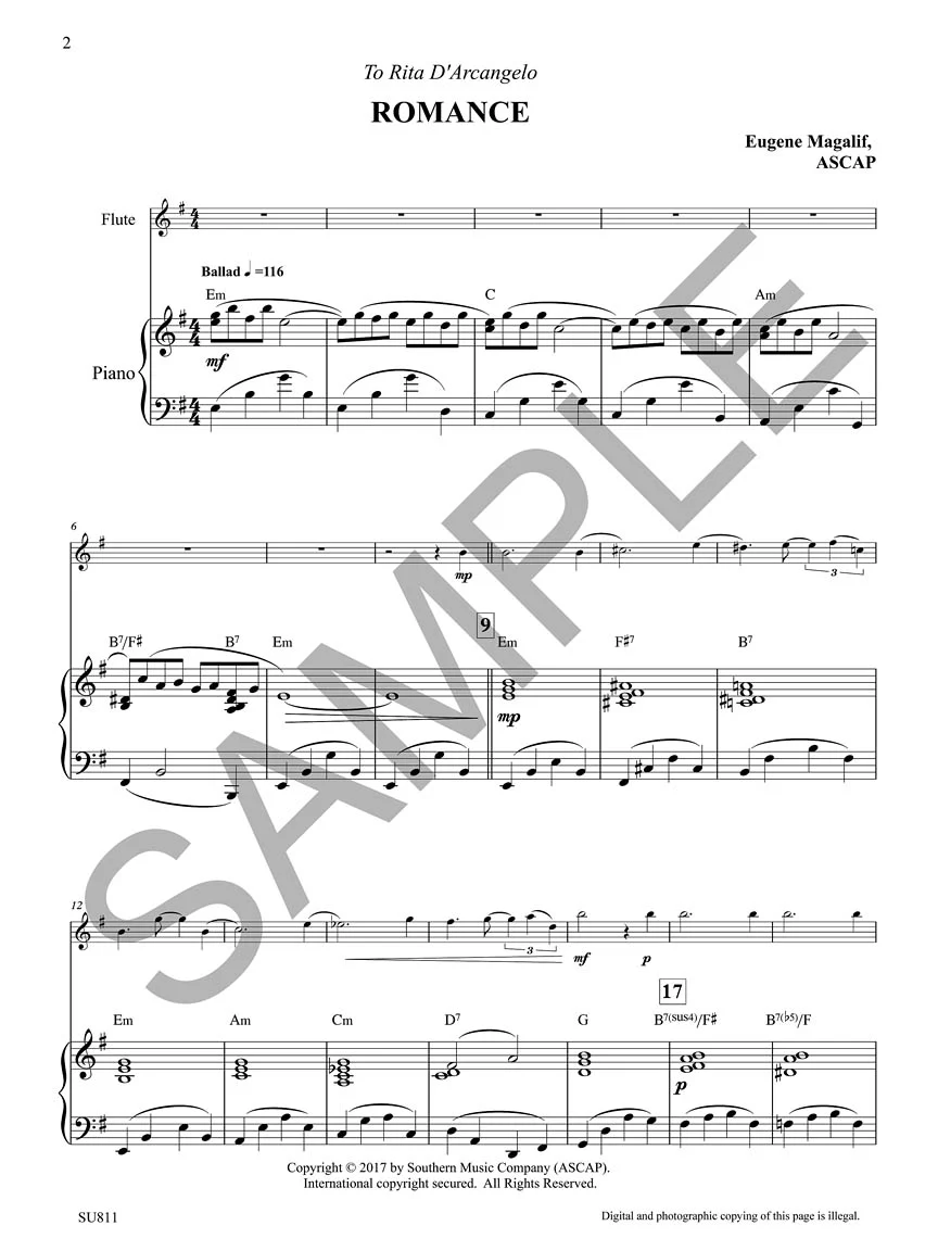 Romance for Flute and Piano - Image 2