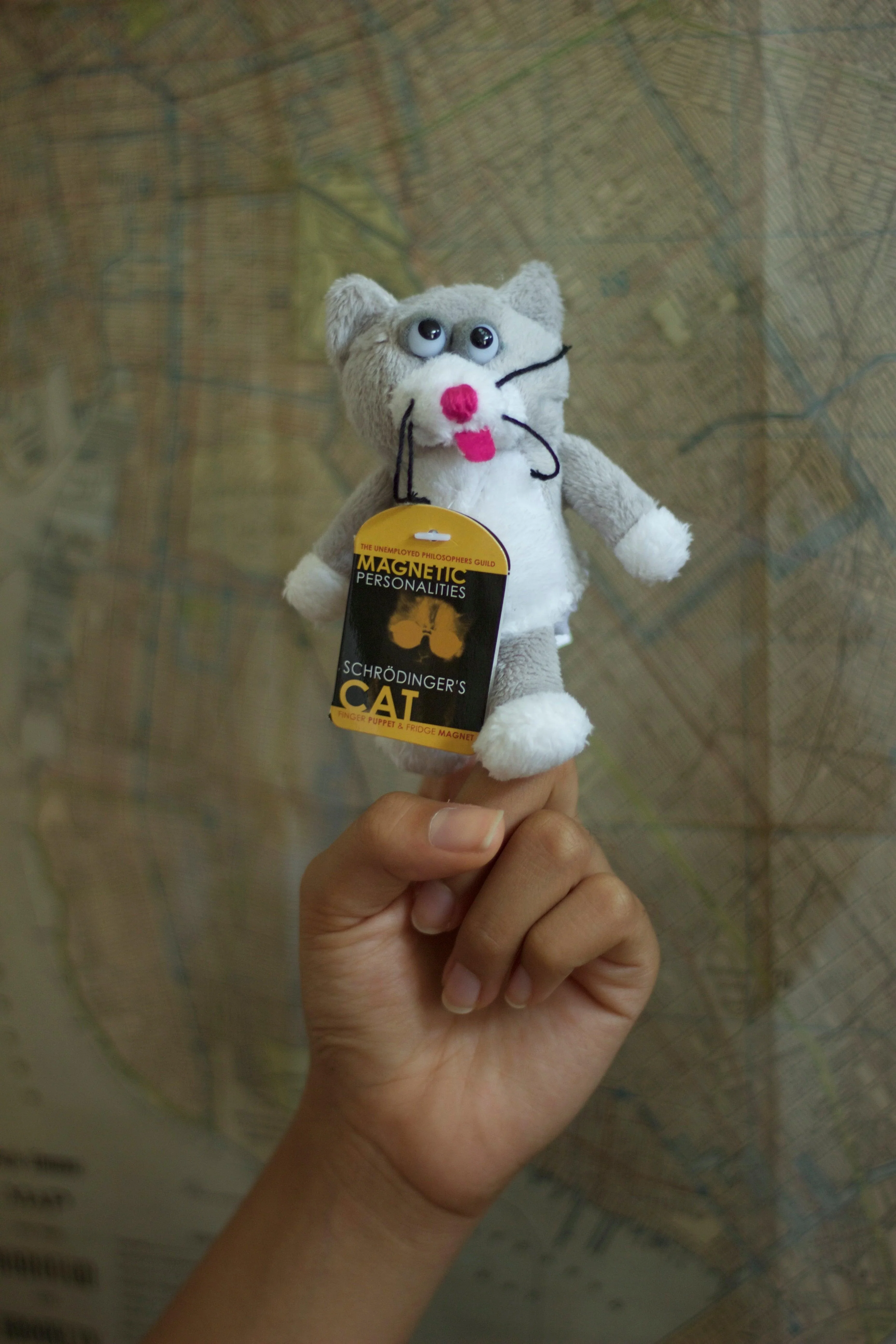 Magnetic Finger Puppet: Schrodinger's Cat - Image 2