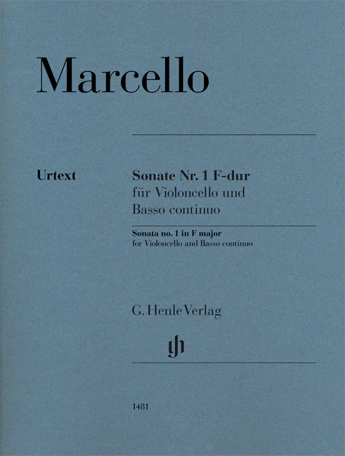 Marcello: Sonata No. 1 F major for Cello and Basso continuo