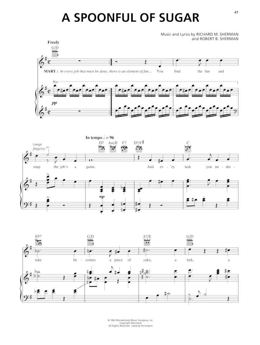 Mary Poppins - Broadway Vocal Selections - Image 4