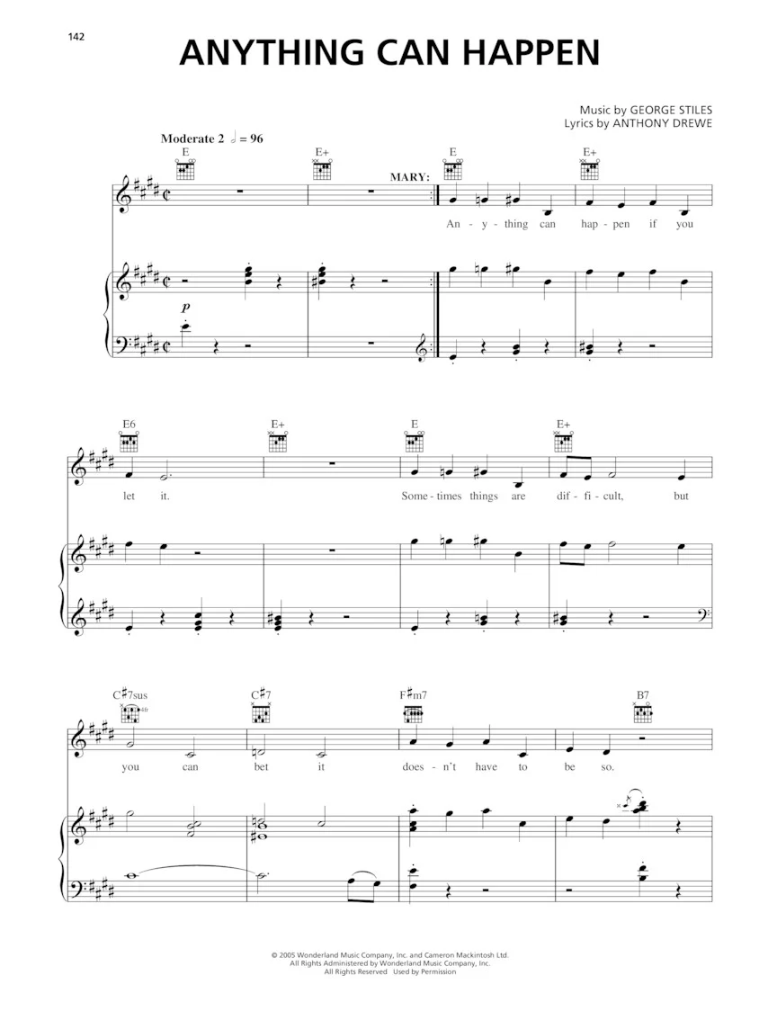 Mary Poppins - Broadway Vocal Selections - Image 7