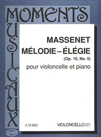Massenet Elegie op 10, No 5