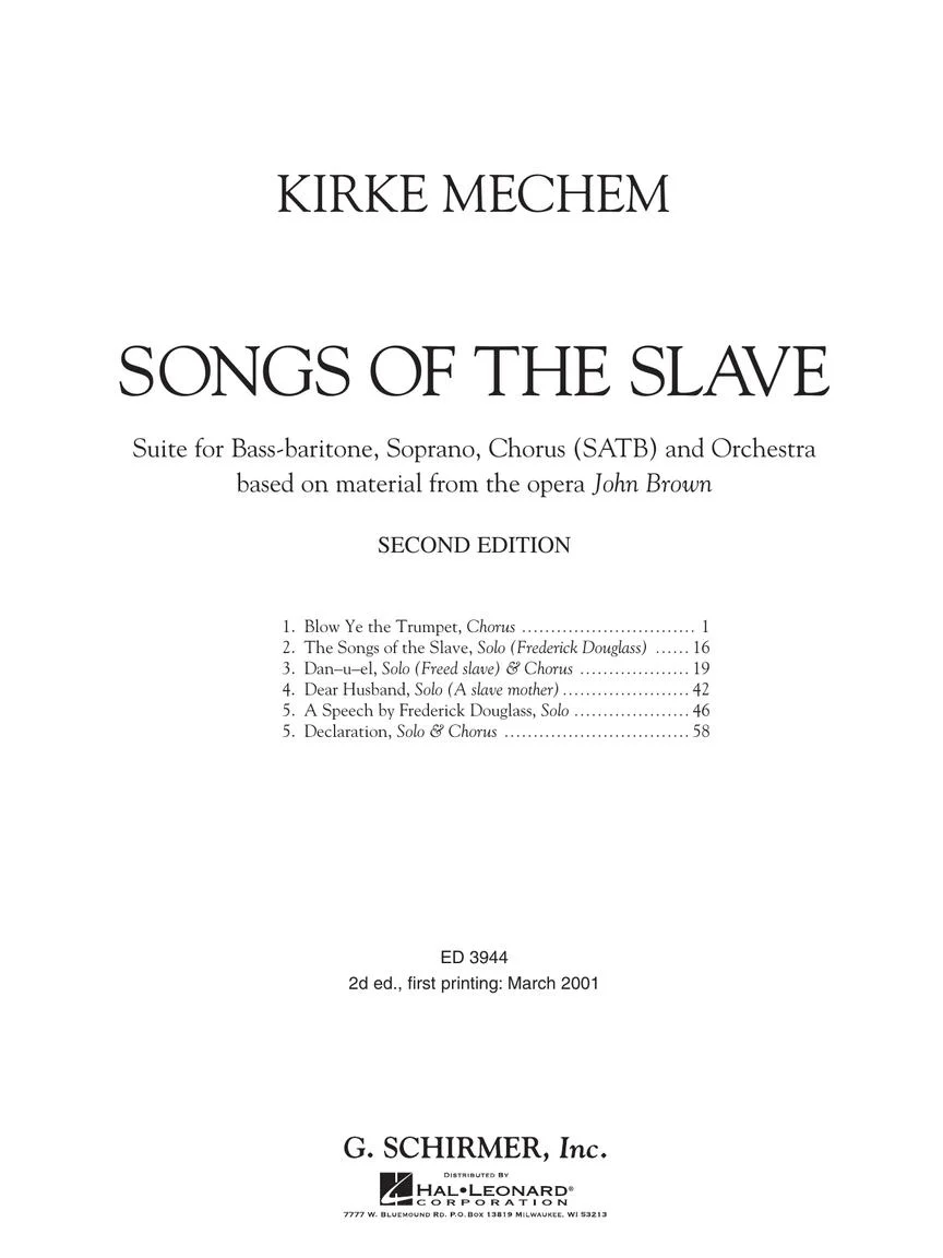 Mechem Songs of the Slave - Image 2
