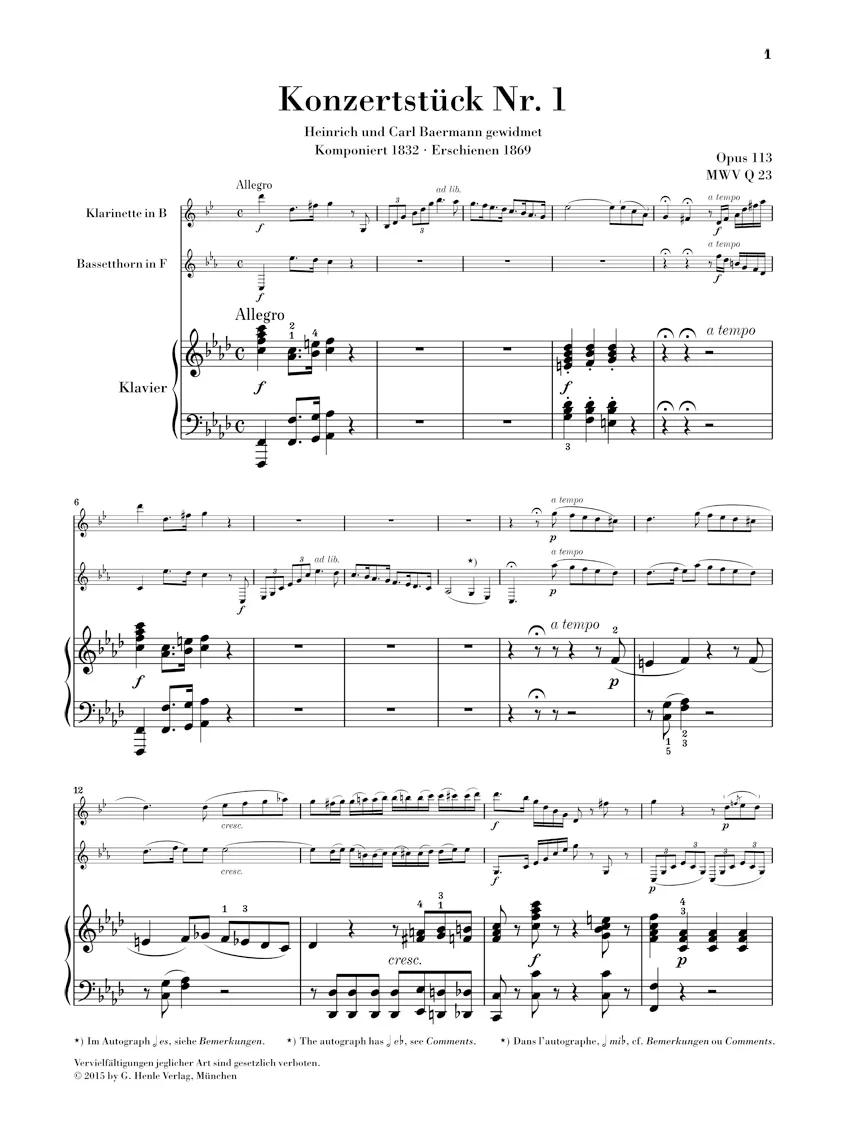 Mendelssohn: Concert Pieces, Op. 113 and 114 - Image 2