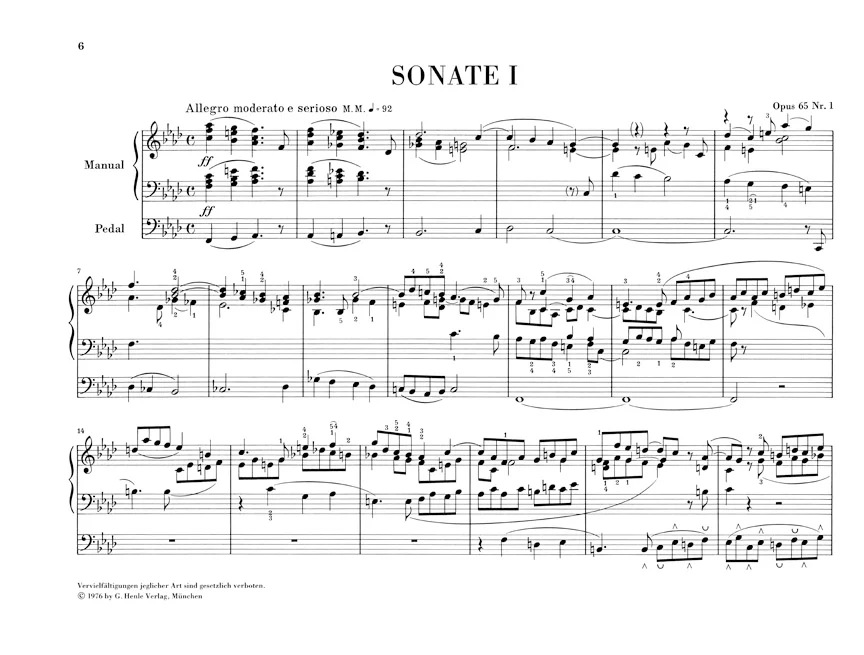 Mendelssohn: Organ Sonatas, Op. 65 - Image 2