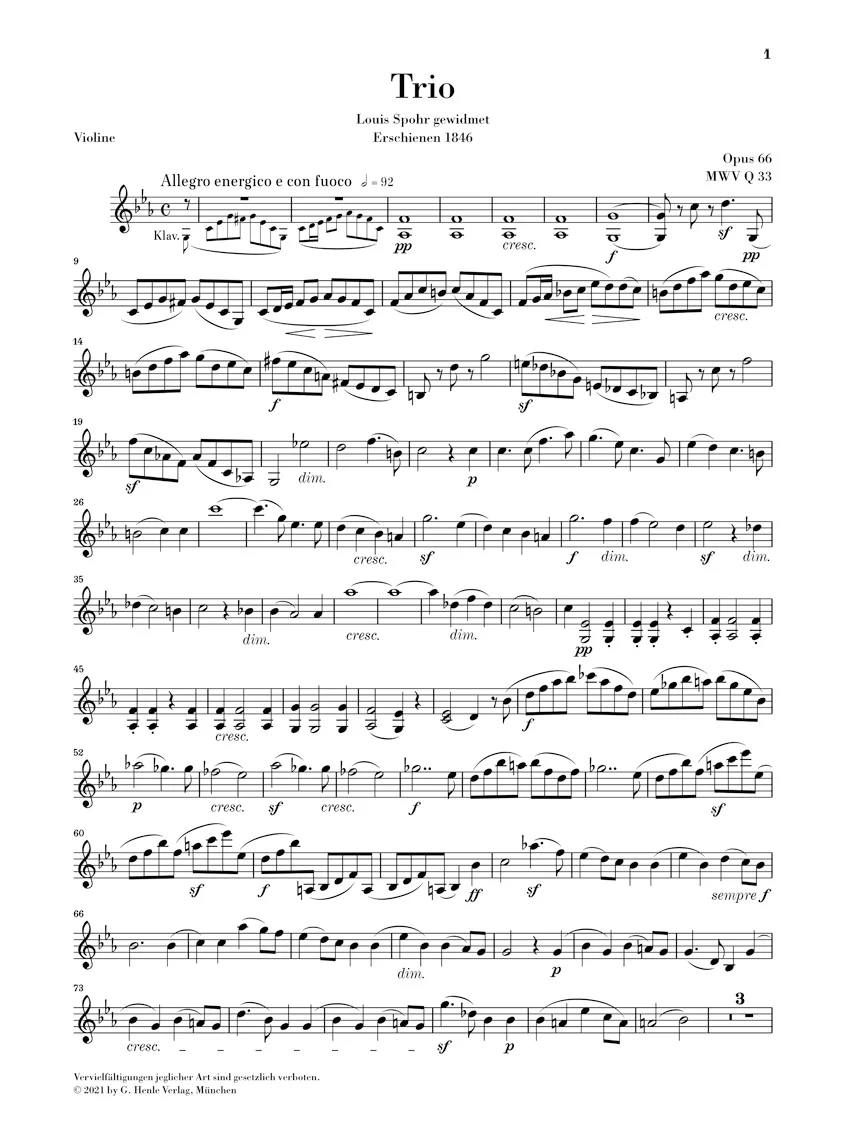 Mendelssohn: Piano Trio No. 2 in c minor, Op. 66 - Image 5