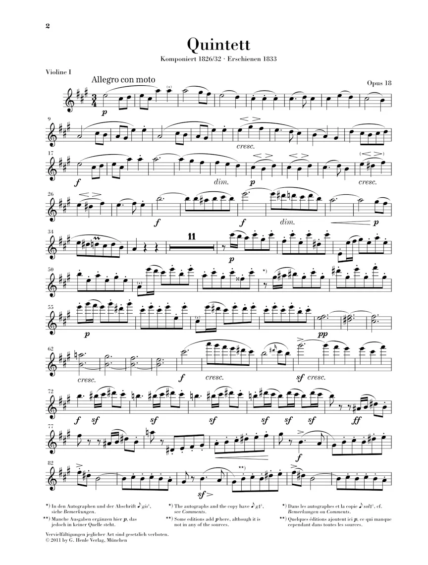 Mendelssohn: String Quintets, Op. 18 and 87 - Image 2
