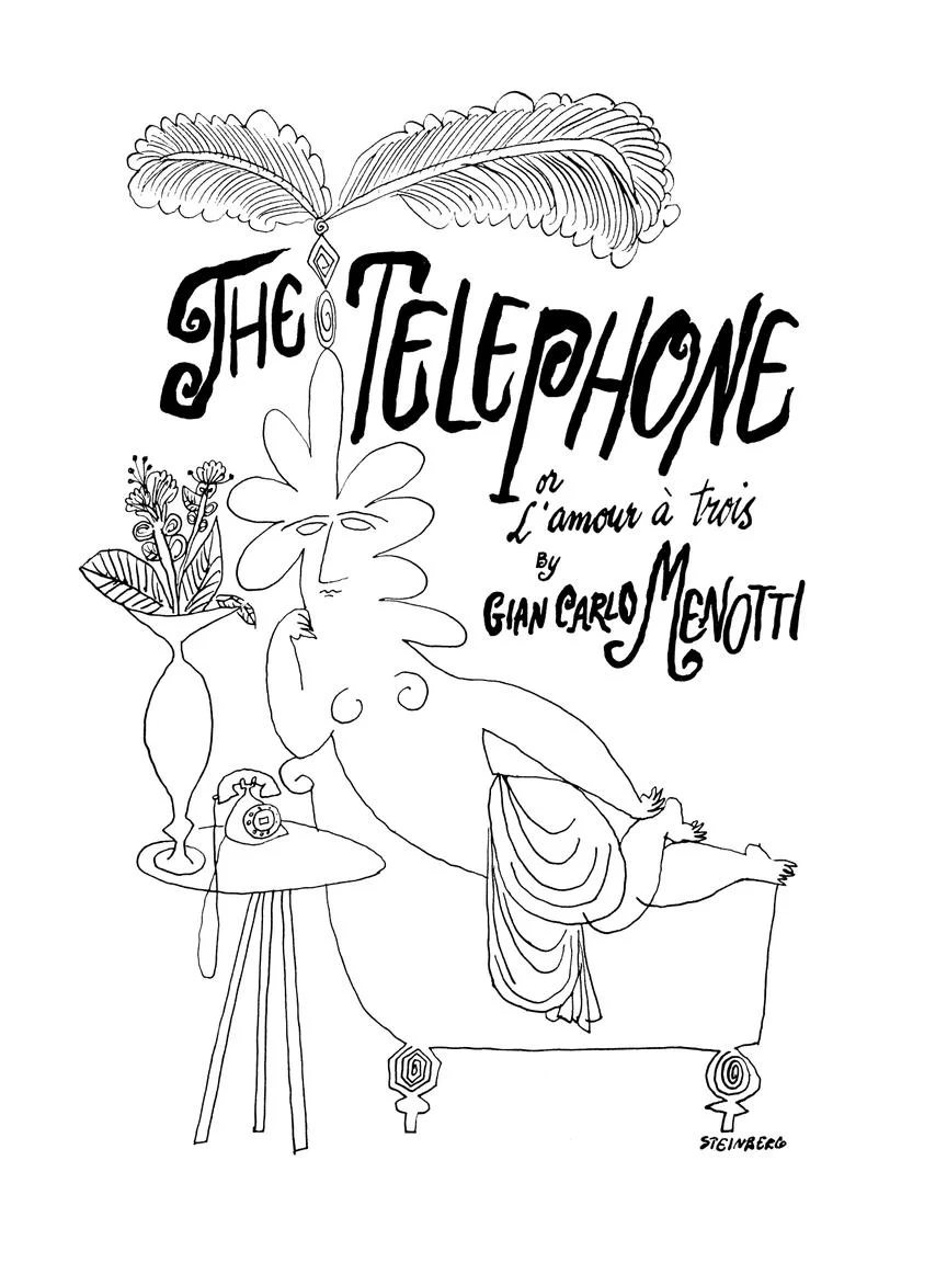 Menotti The Telephone Full Score - Image 3