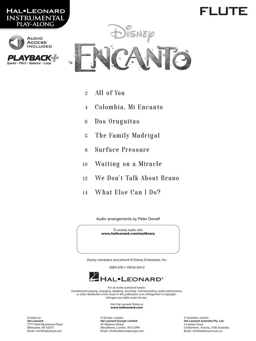 Miranda Encanto for Flute Instrumental Play-Along - Image 2