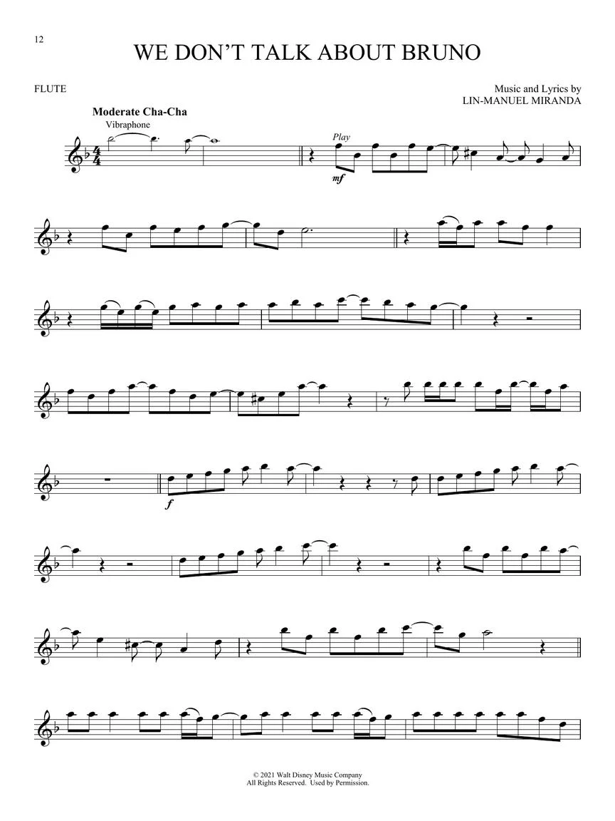 Miranda Encanto for Flute Instrumental Play-Along - Image 4
