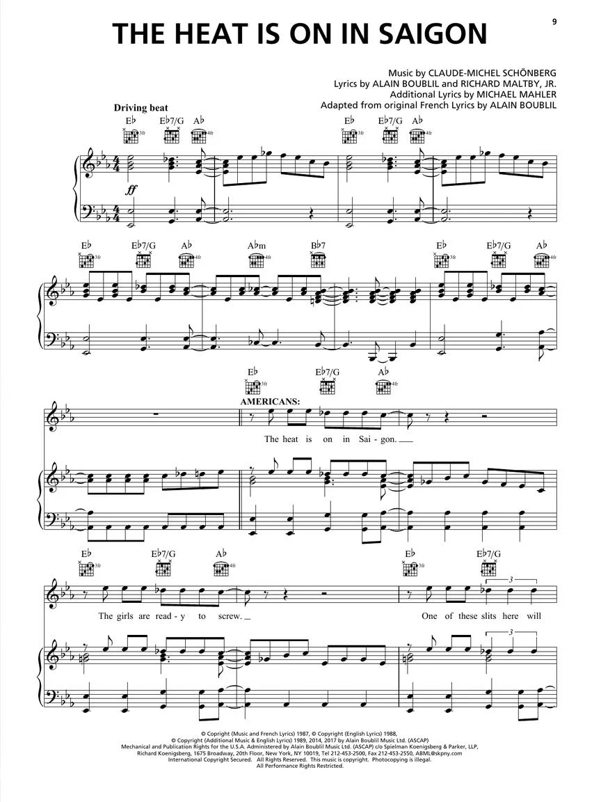 Miss Saigon (2017 Broadway Edition) Vocal Selections - Image 4