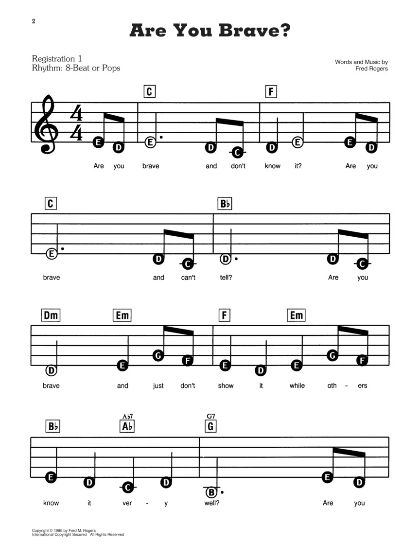 Mister Rogers Songbook - E-Z Play Today Vol. 260 - Image 3