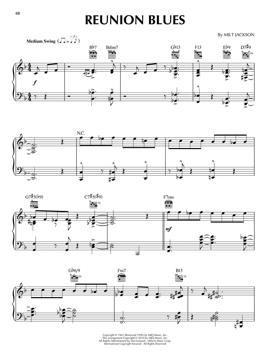 Modern Jazz Quartet - Jazz Piano Solos Series - Image 4