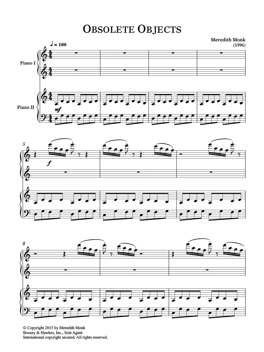 Monk, Meredith - Piano Album II - Image 3