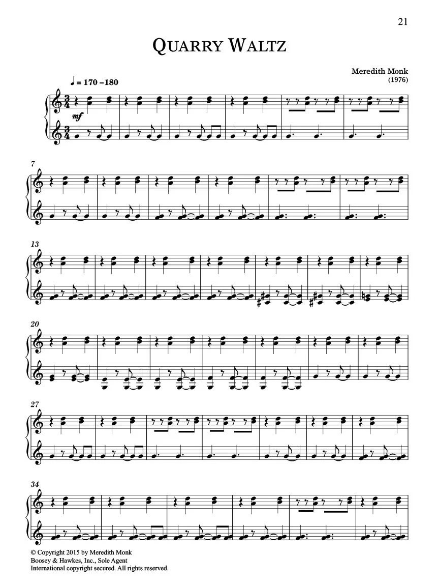 Monk, Meredith - Piano Album II - Image 4