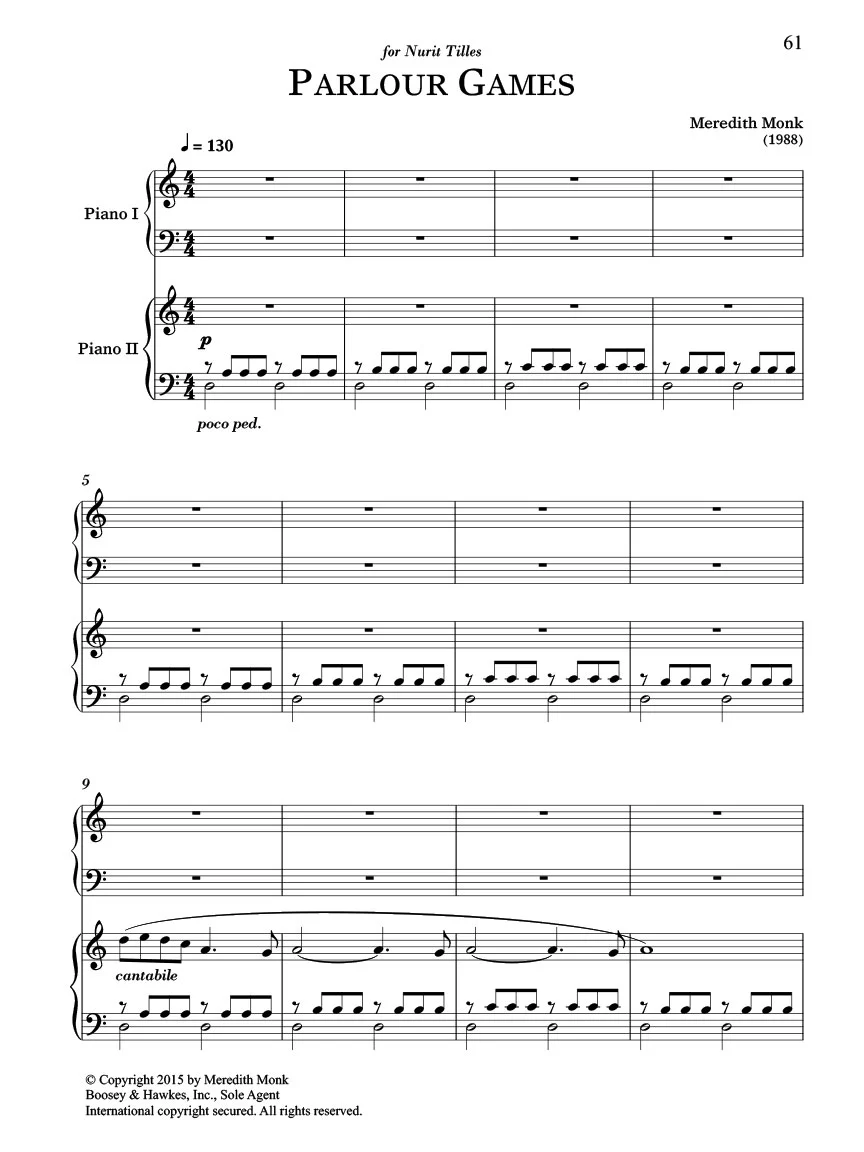 Monk, Meredith - Piano Album II - Image 5