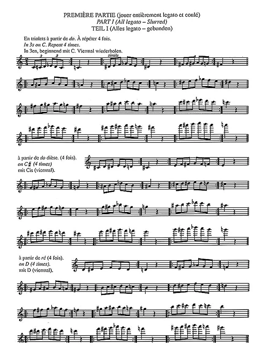 Moyse Exercices Systematiques Sur Les Chromatismes (flute Solo) - Image 2