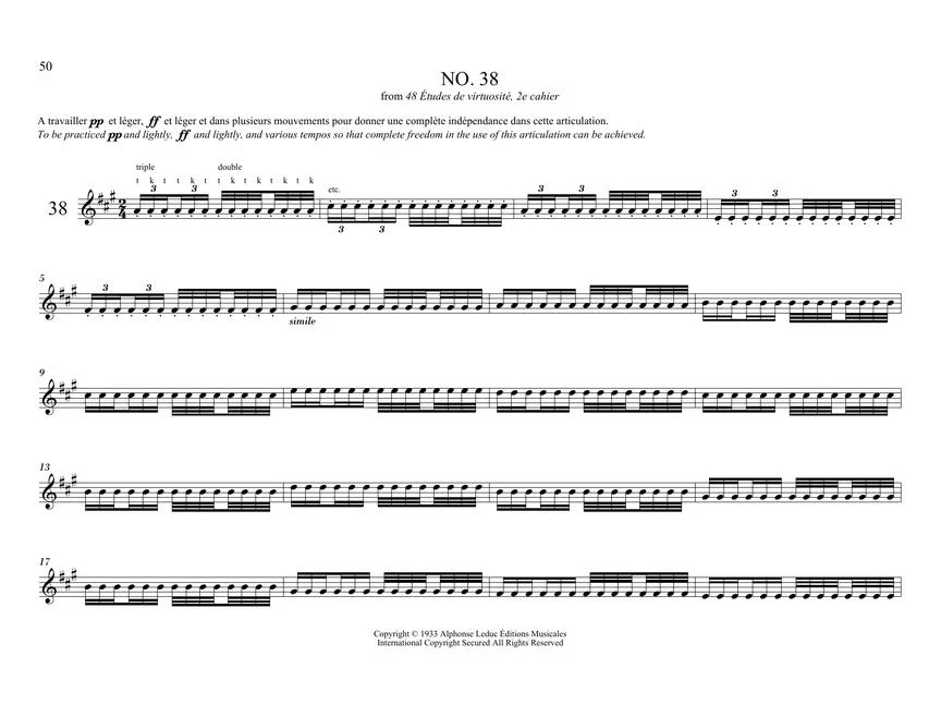 Moyse Selected Exercises for Flute - Image 5