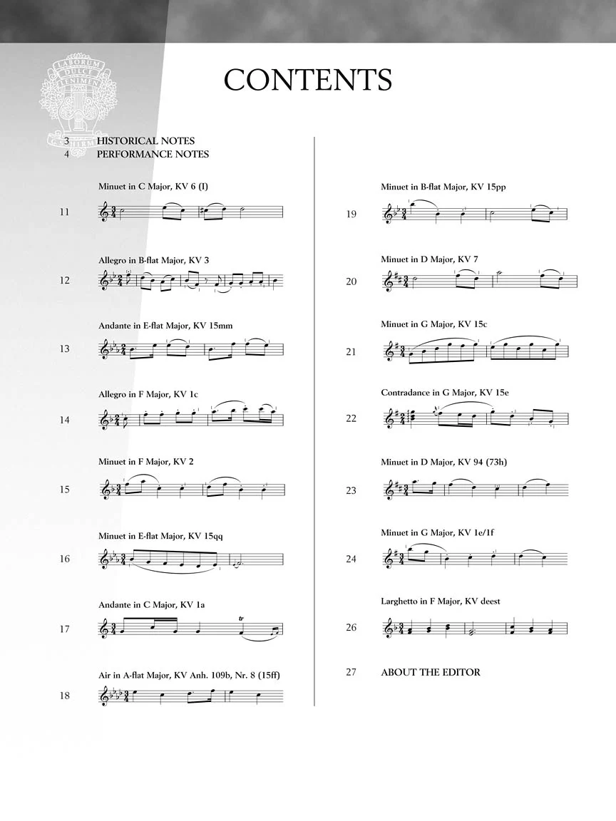 Mozart - 15 Easy Piano Pieces - Schirmer Performance Editions - Book Only - Image 3