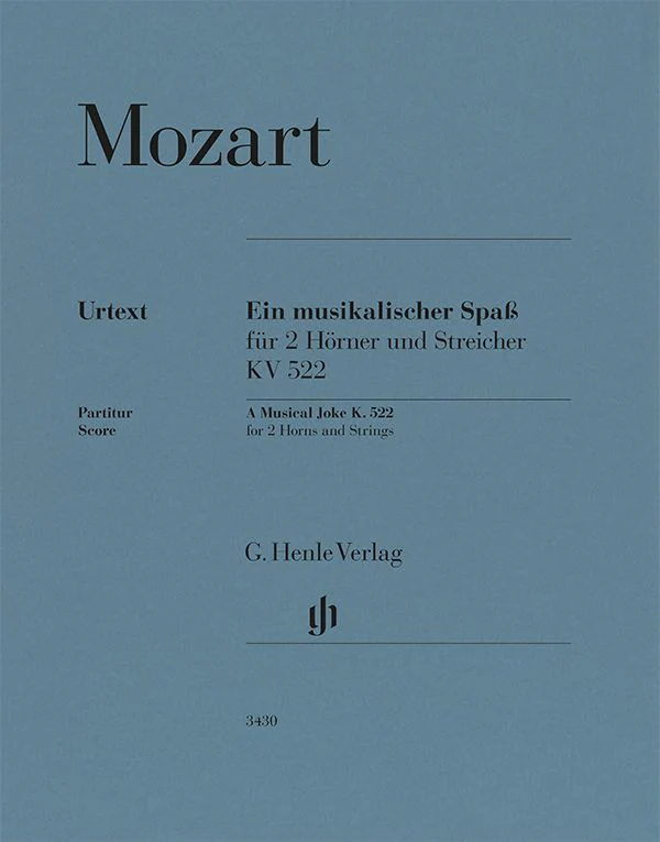 Mozart: A Musical Joke K. 522 for 2 Horns in F and Strings