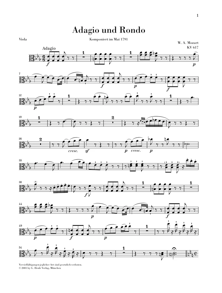 Mozart: Adagio and Rondo K. 617 - Image 3