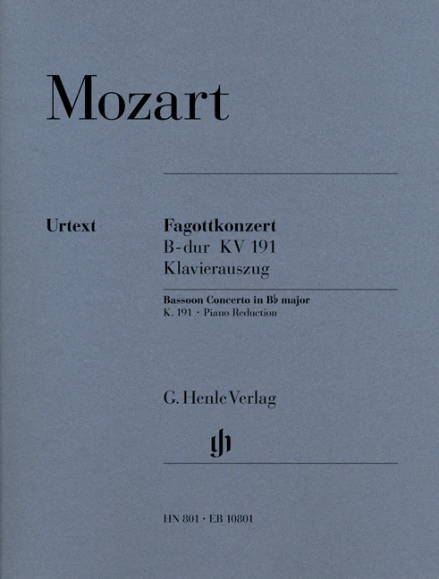 Mozart: Bassoon Concerto in Bb major K. 191