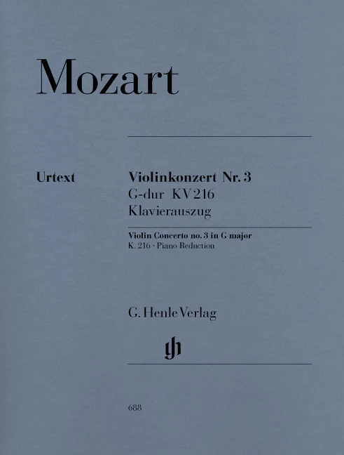 Mozart: Violin Concerto No. 3 in G major K. 216