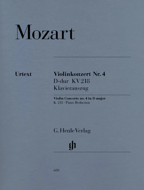 Mozart: Violin Concerto No. 4 in D major K. 218