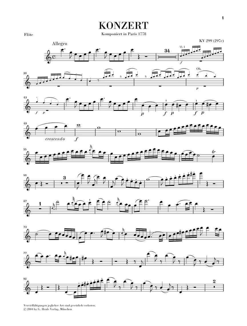 Mozart: Concerto K. 299 - Image 4
