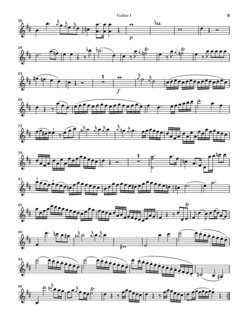 Mozart: Divertimenti K. 136-138 (Salzburg Divertimenti) Set of String Parts - Image 3