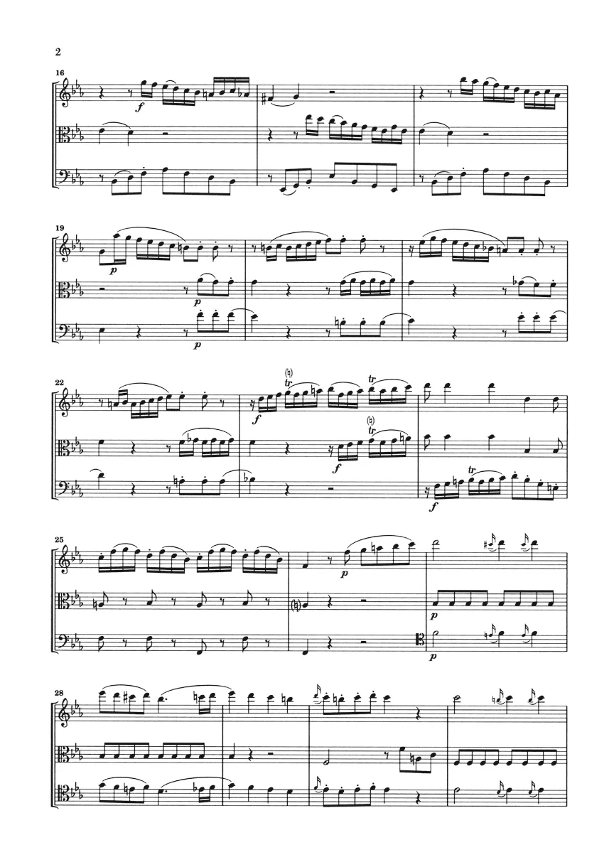 Mozart: Divertimento in E flat major K. 563 K. Anh. 66 (Study Score) - Image 3