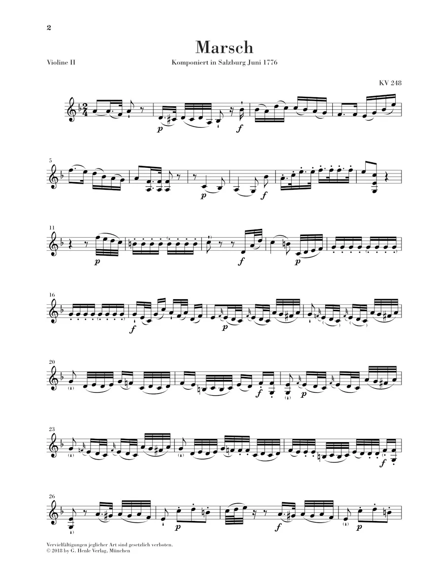 Mozart: March K. 248 and Divertimento K. 247 - Image 4