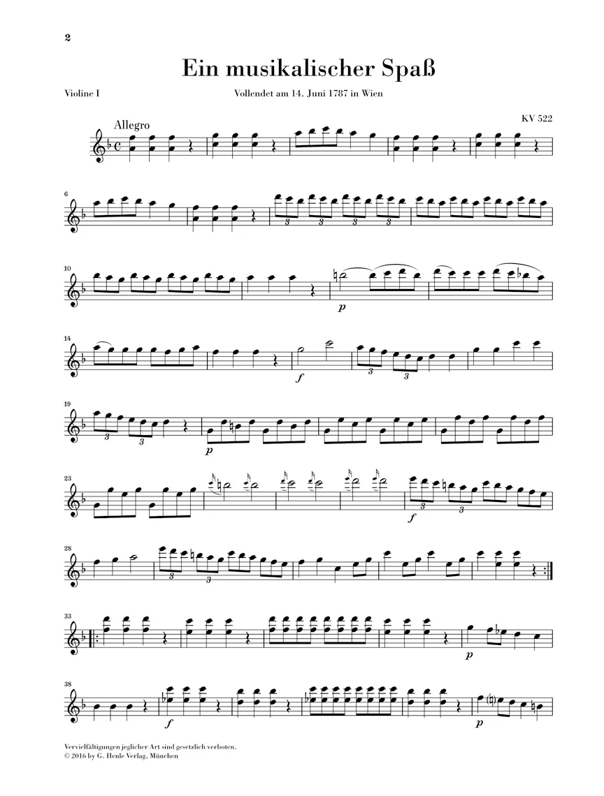 Mozart: A Musical Joke K. 522 - Image 2