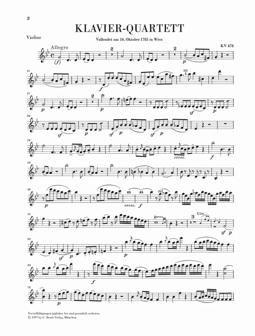 Mozart: Piano Quartets K. 478 and 493 - Image 3
