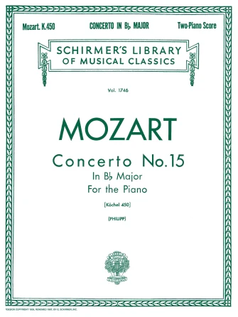 Mozart Concerto No. 15 in Bb, K. 450