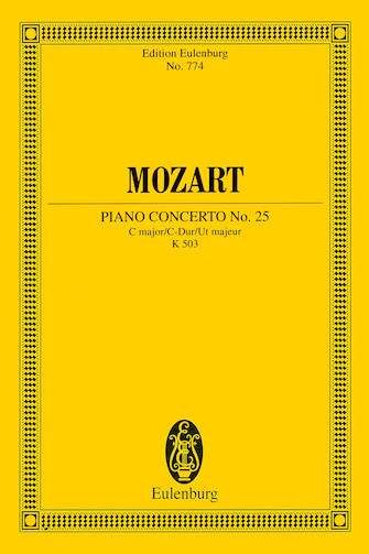 Mozart Piano Concerto No. 25, K503