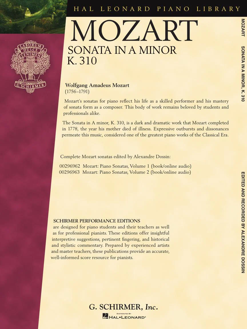 Mozart Piano Sonata in A Minor, K.310 - Image 6
