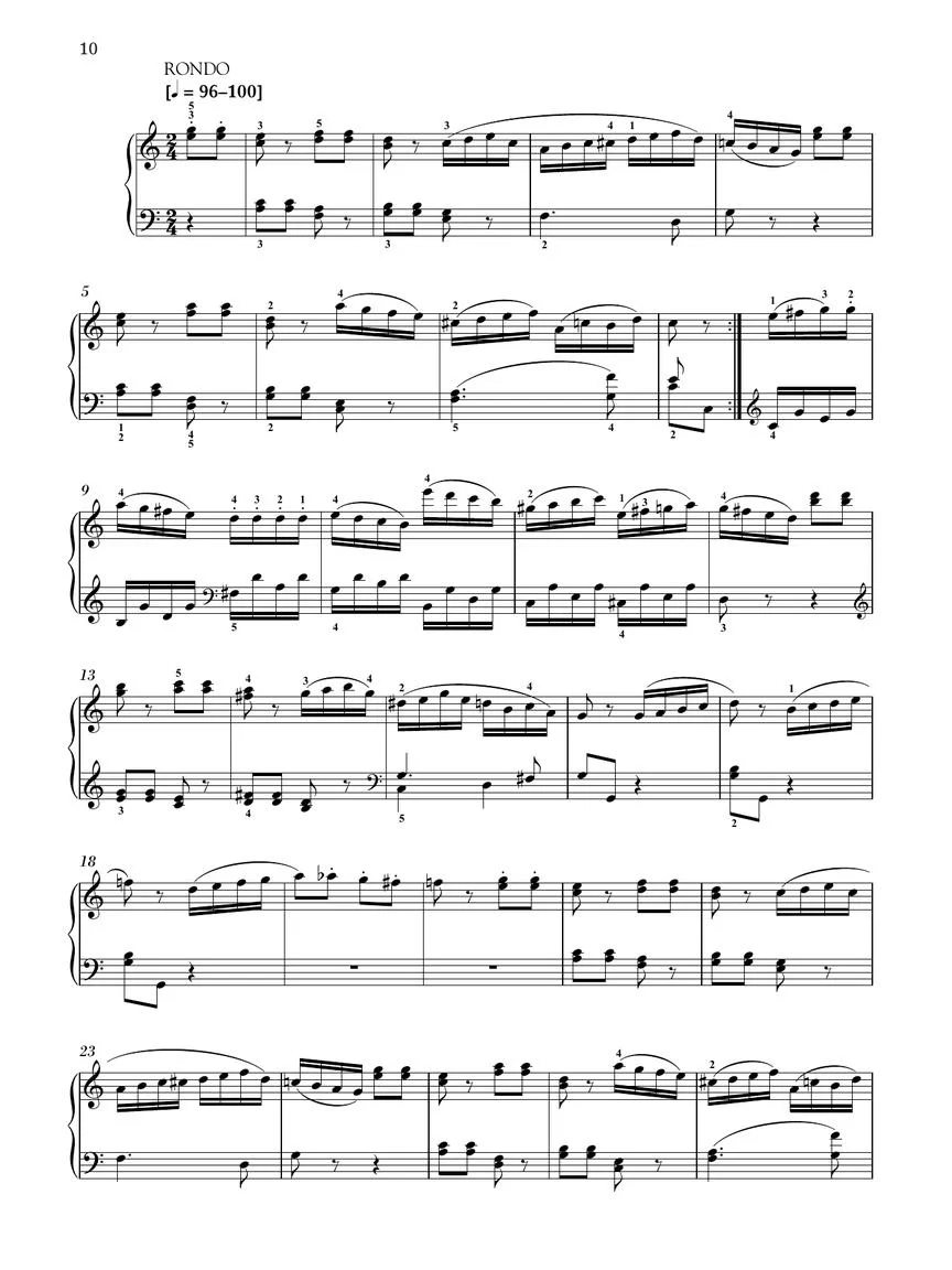 Mozart Piano Sonata in C Major, K.545 - Image 5