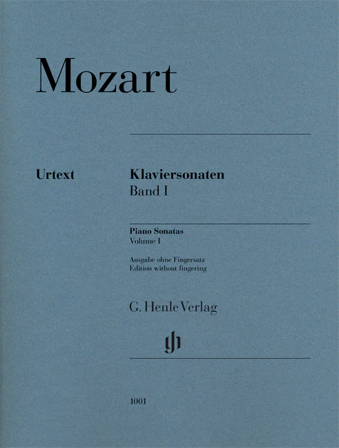 Mozart: Piano Sonatas, Volume I (Without Fingering)