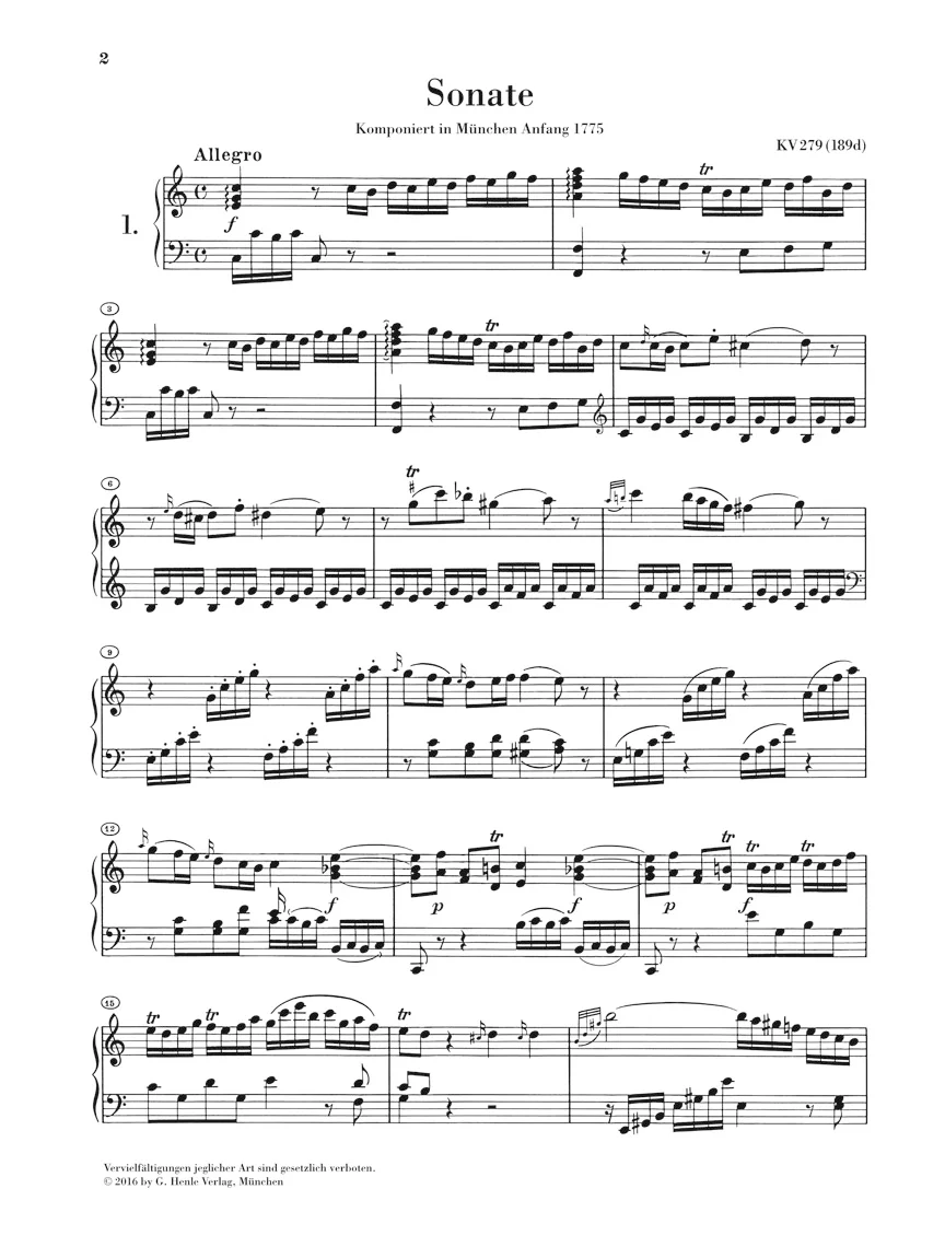 Mozart: Piano Sonatas, Volume I (Without Fingering) - Image 2