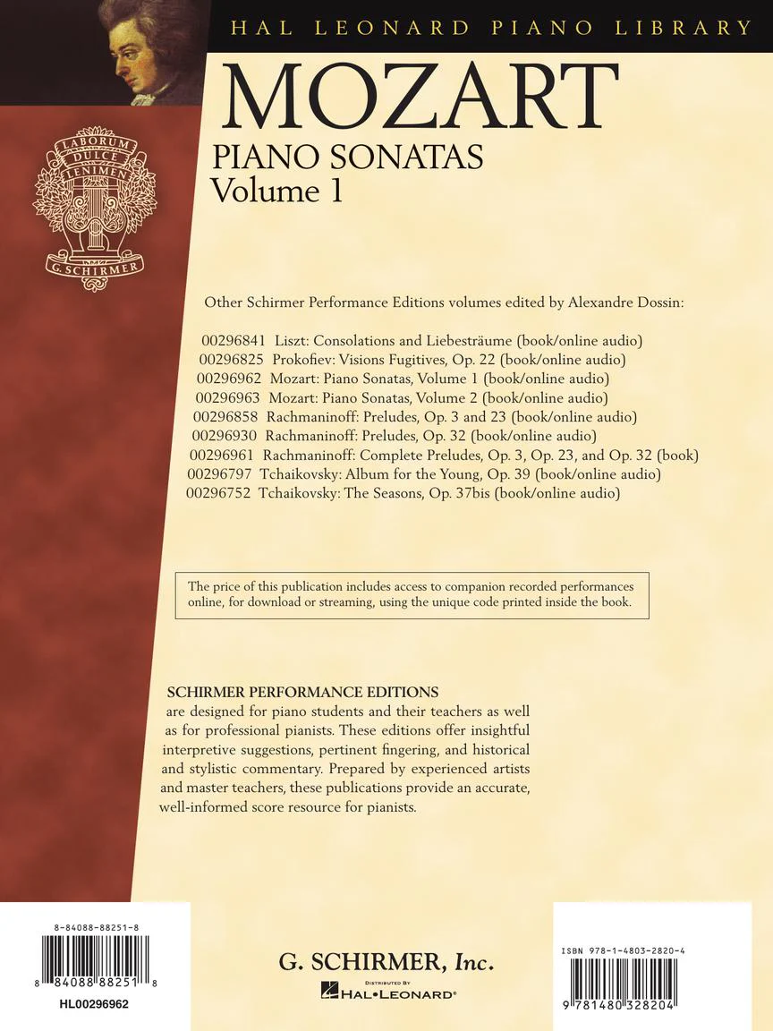 Mozart Piano Sonatas, Volume 1 – Schirmer Performance Editions - Image 8