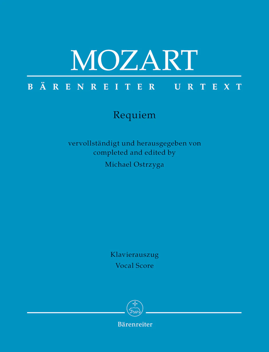 Mozart Requiem completed by Michael Ostrzyga Vocal Score