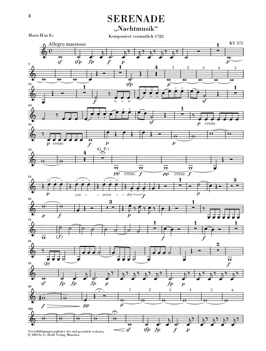 Mozart: Serenade in Eb major K. 375 - Image 10